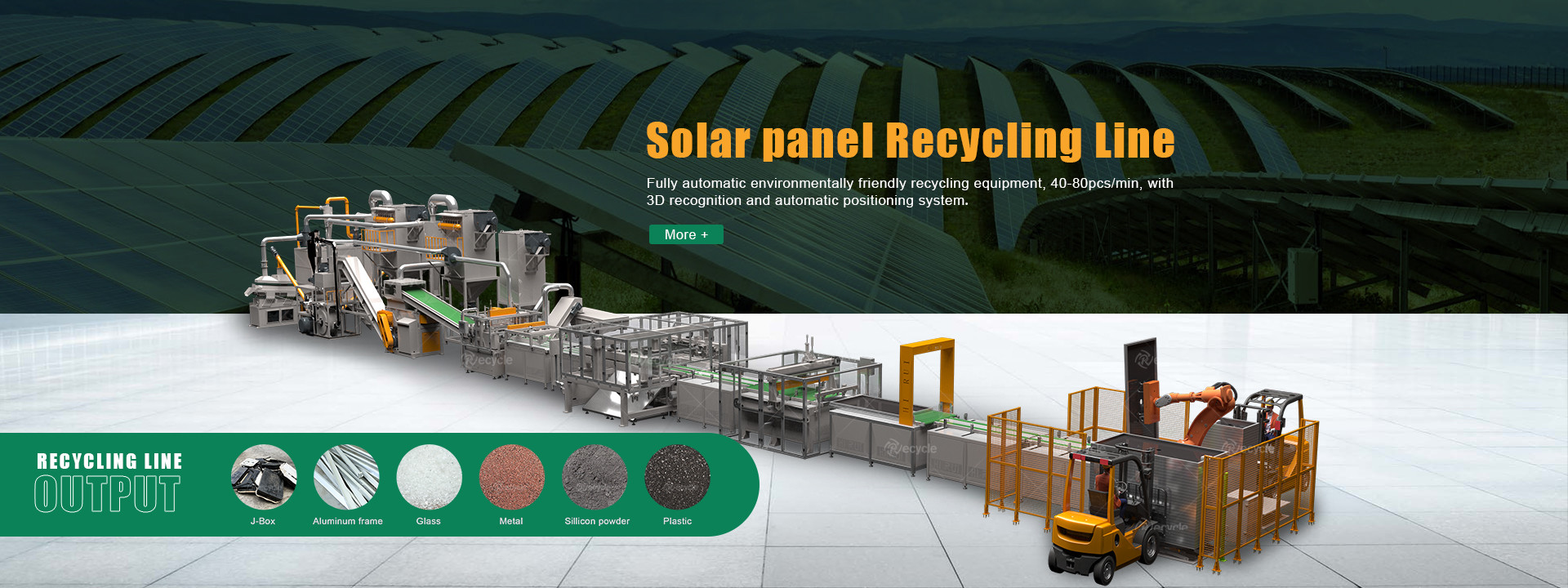 qualidade Linha de reciclagem de painéis solares fábrica